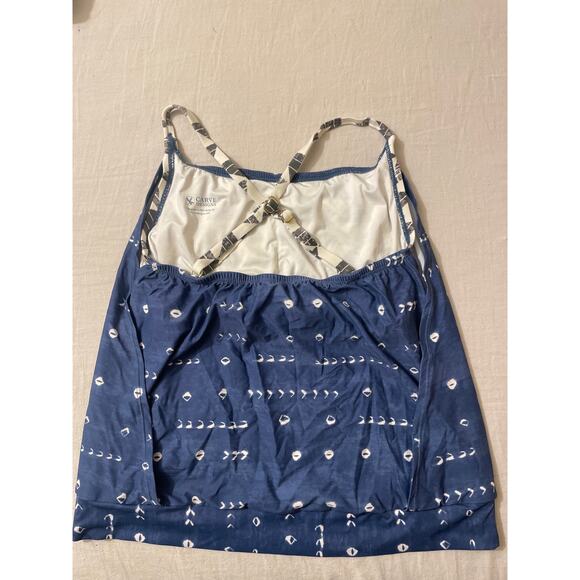 Carve Designs Women's Size Small Tankini Blousin Swim Top Outdoors Active‎ - Picture 5 of 7